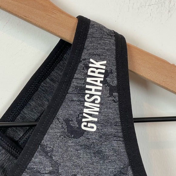 Gymshark Adapt Gray / Black Sports Bra - Picture 4 of 7